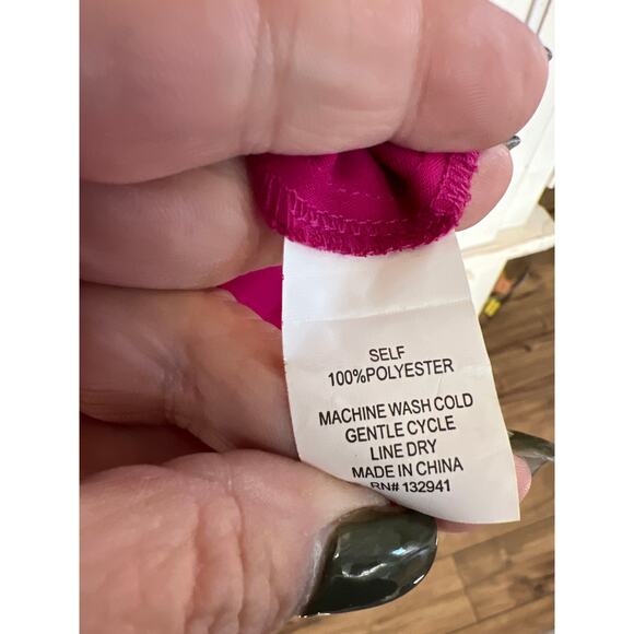 Amanda Uprichard size P / XS dark pink midi dress - Picture 5 of 6